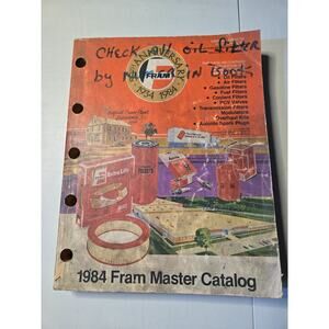 1984 Fram Master Filters Catalog 50th‎ Anniversary Edition